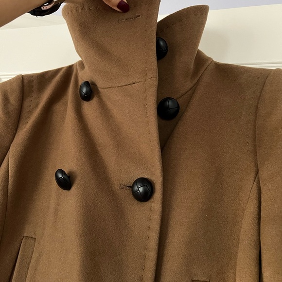 Babaton wool peacoat (camel brown, size M) - Picture 3 of 5